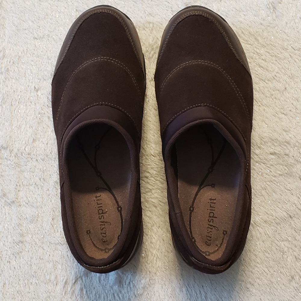 Easy Spirit Faux Suede Sneakers